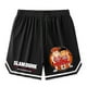 thumbnail image 2 of Pantalones cortos de Anime Slam Dunk para hombre, pantalón corto informal de gran tamaño, baloncesto, SHOHOKU, Sakuragi, Hanamichi, Fitness, suelto, cinco puntos, 2 of 4
