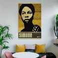 thumbnail image 6 of African And Black Nationalists Singer Nina Simone Character Poster Canvas Art Poster and Wall Art Picture Print Modern Family bedroom Decor Posters 20x30inch(50x75cm), 6 of 6