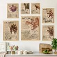 thumbnail image 4 of Vintage Horror Monster Manual Posters Gnoll Wyvern Dinosaur Canvas Painting Print Wall Art Picture Home Living Room Decoration, 4 of 5