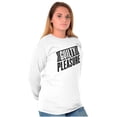 thumbnail image 3 of Guilty Pleasure Funny Sassy Workout Unisex Plus Size Long Sleeve Shirt Brisco Brands 3X, 3 of 6