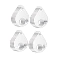 thumbnail image 4 of HILABEE 20Pcs Clear Thread Drops Cross Stitch Tread Bobbins Versatile Cards Reel Embroidery Thread Storage for Home Crafts DIY Sewing, 4 of 9