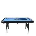 thumbnail image 6 of Aukfa Pool Table, Folding Billiard Game Table, Blue, 6 of 8