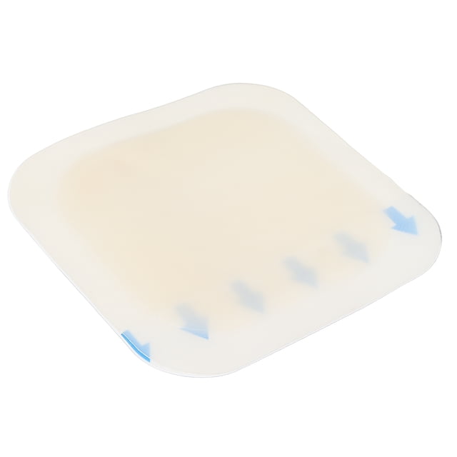 Bordered Silicone Adhesive, Breathable Elastic Strong Stickiness High Absorbency Sacrum Silicone Dressing for Wound Care Fast Healing