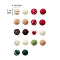 thumbnail image 2 of Christmas Wool Balls, Felt Ball Hanging Ornament Set For Christmas Tree Decoration, Handmade Holiday Party Decor, Boxed Christmas Accessories For Home Office Festive Celebration, 2 of 7