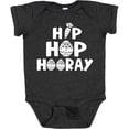 thumbnail image 3 of Inktastic Easter Hip Hop Hooray with Eggs and Carrot Boys or Girls Baby Bodysuit, 3 of 5