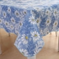 thumbnail image 2 of kurtrusly Nappe de Table Basse Imperméable et Anti-Huile Motif Floral Nappe Rectangulaire en Plastique PVC, 2 of 7
