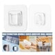 thumbnail image 4 of Ganchos de pared adhesivos transparentes de doble cara, Kit de colgador de puerta montado de 5 piezas, colgadores adhesivos sin taladro con ventosa para baño, 4 of 5