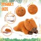thumbnail image 2 of Peluche HyDren Capibara, 12 unidades, regalos de Navidad, 12 cm, 2 of 6
