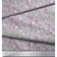 thumbnail image 3 of Soimoi Polyester Crepe Fabric Flower Artistic Print Fabric by The Yard 52 Inch Wide, 3 of 3