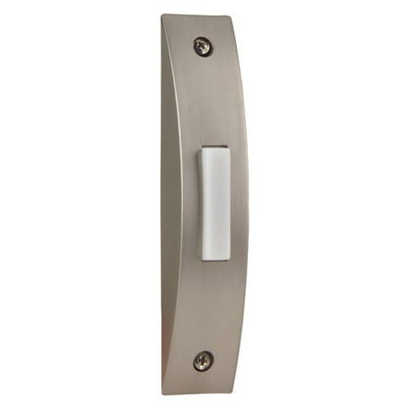 Craftmade Brushed Nickel Lighted Contemporary Doorbell