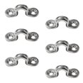 thumbnail image 1 of LOVIVER 6 Pack Marine Pad Eye Kayak Boat Rigging Pad Eye Bimini Top Hardware Fitting, 1 of 8