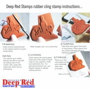 Deep Red Stamps Park Benches