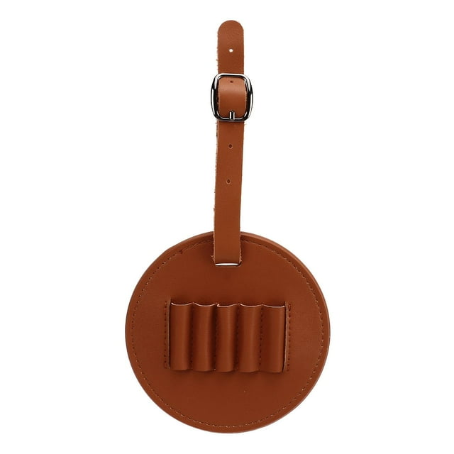 Sac de rangement portable en cuir PU pour tees de golf, pour golfeurs, hommes et femmes, marron