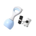 thumbnail image 2 of Dog Scooper Durable Easy to Use Pet Waste Grabber Dog Poop Pick up Tool Blue 28cm, 2 of 9
