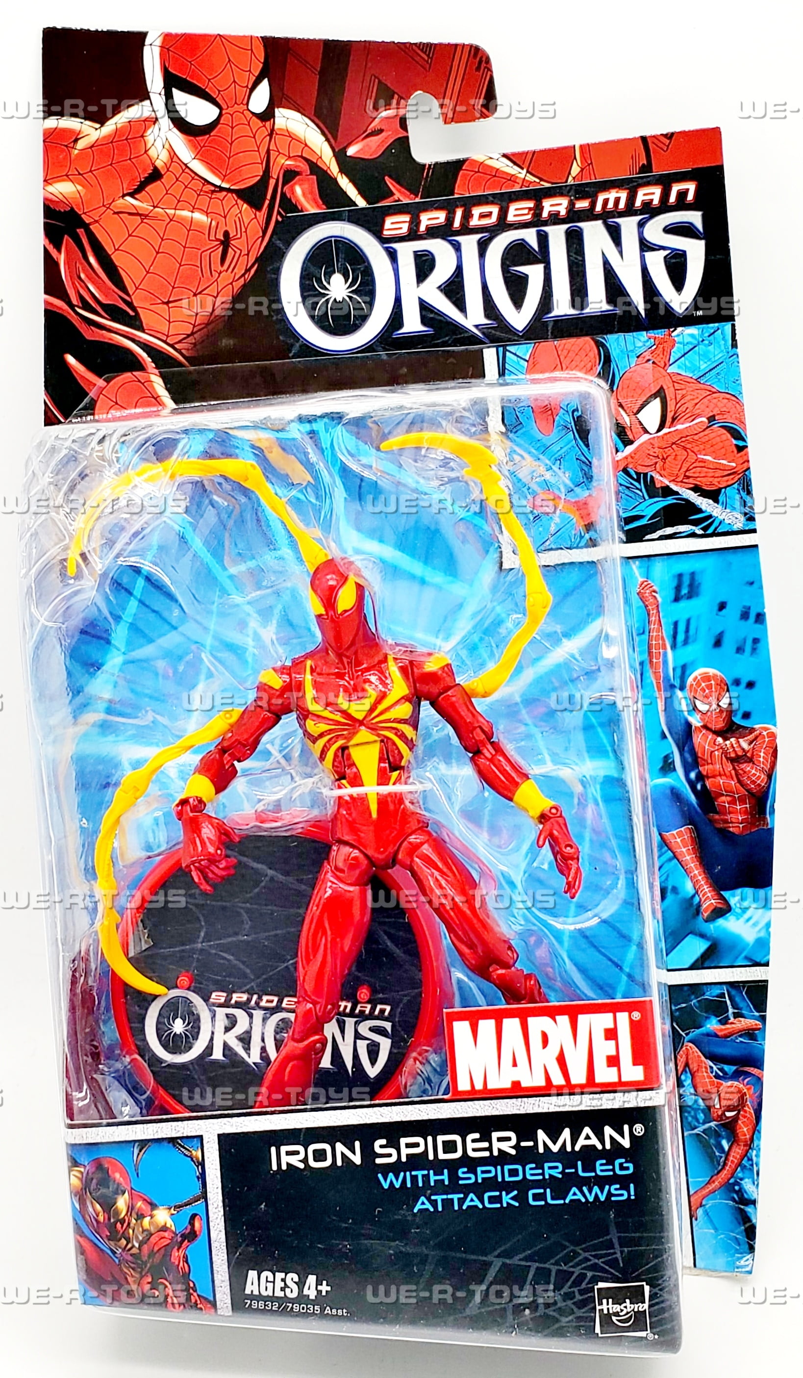 Marvel Spider-Man Origins Iron Spider-Man Action Figure 2006 Hasbro 79632