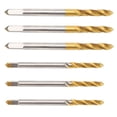 thumbnail image 4 of Spiral Fluted Tap High Speed Steel Tap, Gold Hand Tool Tap Spiral Tap, for Steel Plate Processing Stainless Steel, 4 of 8