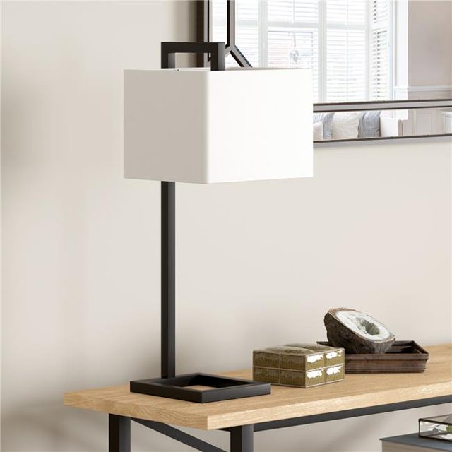Henn & Hart TL0566 Grayson Lampe de Table en Bronze Noirci