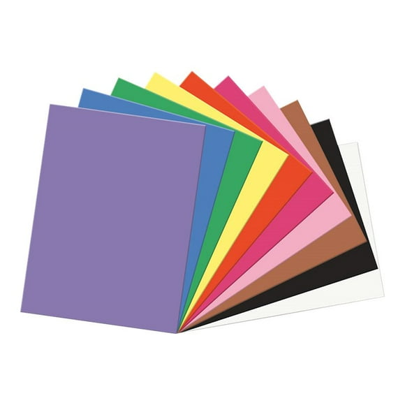 SunWorks - Paper - - 50 sheets - bright assorted - wood