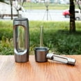 thumbnail image 4 of Luxury Aluminum/Glass Water Bottle - Co Water Bottle With Aluminum Alloy Exterior and Glass Interior - Ensures Your Drinks Remain Pure and Free from Any Metallic Taste (Silver), 4 of 7