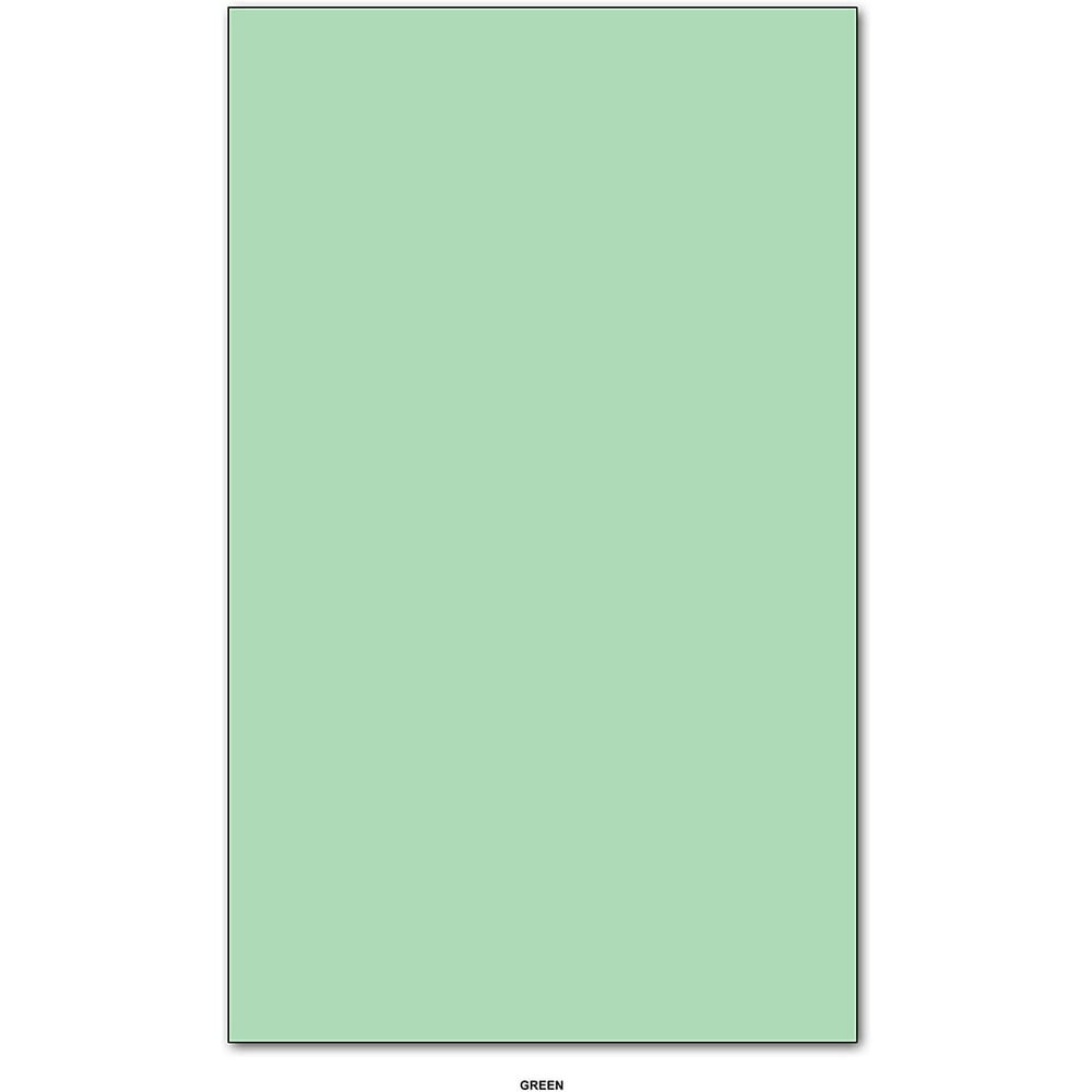 Green Pastel Color Card Stock Paper Legal Size 8.5" X 14" Pack of 50