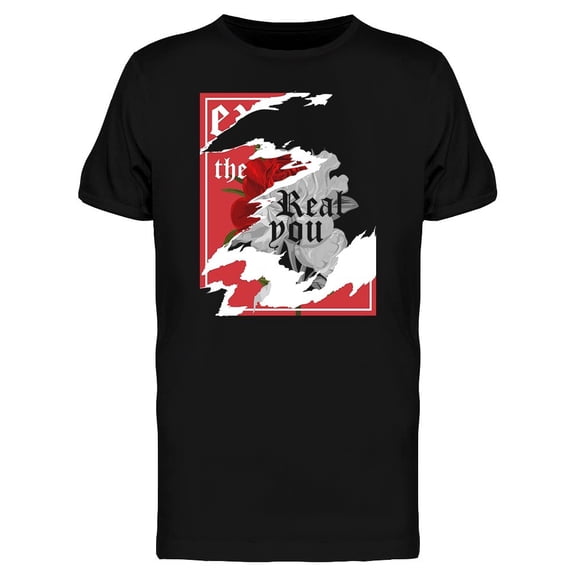 Be The Real You Urban Graphic Tee Men's -Image by Shutterstock