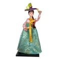 thumbnail image 4 of jifeng Poupée Hanbok Mignonne Statue Kabuki Jouet Unique Miniature Déco Coréenne Geisha Poupée g, 4 of 8