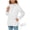 White, variant on Packable Rain Jacket Women Lightweight Waterproof Raincoat with Hood Cycling Bike Jacket Gray XXL(XXL)