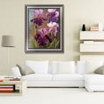 thumbnail image 4 of Cuadros Decorativos Pintura en lienzo de flores moradas, pintura al óleo por números, arte de pared, carteles de decoración del hogar Ehuebsd Nuevos Originales, 4 of 8