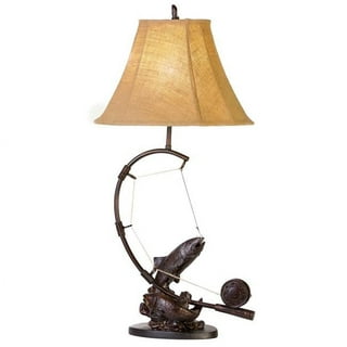 Fishing Pole Table Lamp