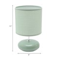 thumbnail image 3 of Ceramic Table Lamp With Shade Halo Sage, 3 of 3
