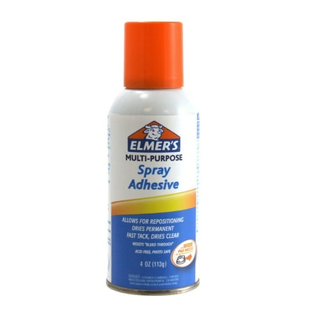 Elmer's Multi-Purpose Mounting Spray Adhesive, 4 (Best Spray Adhesive For Fabric)