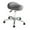 Gray, variant on Ergonomic Stool Swivel Saddle Chair Sturdy Stainless Steel Base Height Adjustable for Lash Artists Barbers