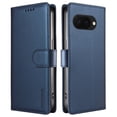 thumbnail image 2 of For Google Pixel 9a 6.3inch Phone Case Wallet, RFID Blocking Magnetic Buckle Flip Leather TPU Cover with Card Holder Wrist Strap Shockproof Phone Case,Blue,For Google Pixel 9a, 2 of 9