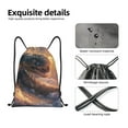 thumbnail image 4 of Disketp Mythical Serpent Mountain Sunrise Drawstring Backpack Drawstring Gym Bags Draw String Bags for Sports, Gym, Travel, Swimming, Beach-Small, 4 of 6