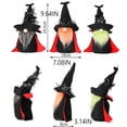 thumbnail image 2 of Bewildely Regalos de muñecos de gnomo de Halloween, pequeños adornos de interesantes, juguete de peluche encantador, suministros para fiestas, Kits de decoración para fiestas barba verde Bewildely HA070499-02, 2 of 6