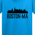 thumbnail image 4 of Inktastic Boston Massachusetts Skyline City Silhouette Youth T-Shirt, 4 of 5