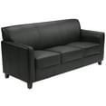 thumbnail image 2 of Flash Furniture Black LeatherSoft Sofa with Clean Line Stitched Frame, 2 of 10