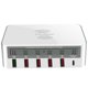 thumbnail image 3 of Methold 818F 6 en 1 rápido Multi-puertos inalámbrico USB C Tipo C Carga rápida QC3.0 Estación de carga de teléfono para / Teléfono y Comunicación, 3 of 6