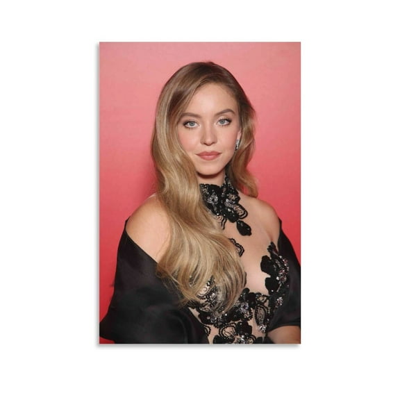 Sydney Sweeney Hot Girl Sexy Poster (61) Posters Art Print Wall Photo Paint Poster Hanging Picture Family Bedroom Decor Gift 24x36inch(60x90cm)