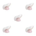 thumbnail image 3 of facefd 1/2/3/5 TureClos Storage Box Sucking Container Leaf-shaped Draining Organizer for Kitchen Bathroom light pink 5PCS, 3 of 6