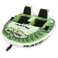 thumbnail image 1 of RAVE Sports Warrior II Double Seat Inflatable Towable Tube, Green, 1 of 11