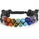 thumbnail image 1 of Pulsera de cuentas de chakras, pulsera de cristal curativa de los 7 chakras, pulsera de cuentas de piedra de yoga, pulsera de meditación, relajación y ansiedad., 1 of 5