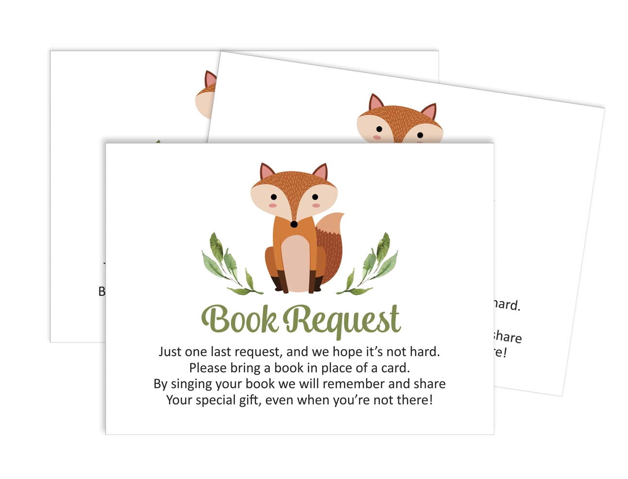 Inkdotpot 30 Books For Baby Shower Request Cards Bring A Book Instead Of A Card Jungle Animals Gender Neutral Baby Shower Invitations Inserts Games