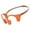 Orange, variant on Mojawa Run Plus 4th Generation Sports Bluetooth Bone Conduction Headphones w/ Carrying Bag and Earplugs , Orange