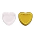 thumbnail image 6 of Cheers.US 50 Set Aluminum Foil Cake Pan Heart Shaped Cupcake Cup with Lids Disposable Mini Cupcake Cup Flan Baking Cups for Valentine Mothers Day Wedding Birthday, 6 of 6