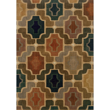 Sphinx Kasbah Area Rug 3838B Multi Panels Pavers 6  7  x 9  6  Rectangle Manufacturer: Sphinx RugsCollection: Kasbah RugsStyle:Kasbah: 3838B Multi Specs: 100% NylonOrigin: Made in United StatesThe Kasbah Area Rug collection from Sphinx by Oriental Weavers is an exciting collection of carpets that feature unique designs and rich color. These 100% Nylon area rugs are space-dyed in a collection of colors including tangerine  mustard  indigo blue and ivory. Offering a combination of abstract art looks  tiled motifs and modern tribal elements this collection is perfect for bringing a global feel to your home.