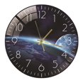 thumbnail image 2 of Reloj de pared acrílico de 12 ", números arábigos que no hacen tictac, relojes de silenciosos para , sala de , , estilo E I Soledad Reloj de pared, 2 of 8