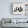 thumbnail image 3 of Emma Caroline 'Distant Barn Sketch II' Canvas Art, 3 of 3