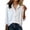 White, variant on ClodeEU Women Striped Button Down Long Sleeve Shirt,Casual Loose Blouse Top Dark Blue,Women's Plus L