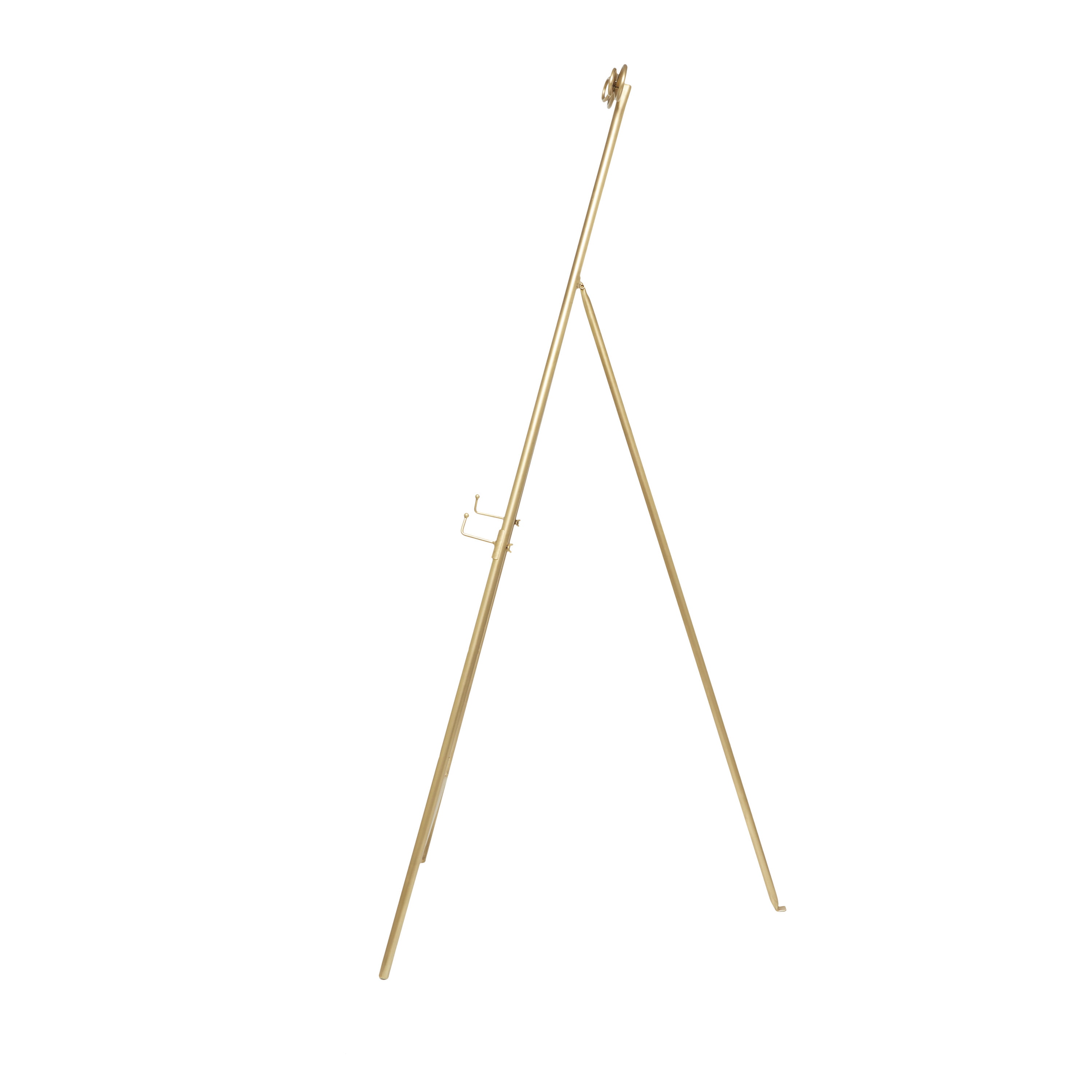 DecMode Display Metal Tier Easel Tall 1-Piece Adjustable 3 x Stand Bow with Gold 25\